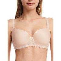 Chantelle Women's Easy Feel Marilyn Covering T-Shirt Bra - Golden Beige in Nude | Size: 38D