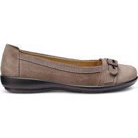 Hotter Women's 'Sparrow' Ballerinas in Medium Beige | Size: 6