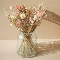 Lisa Angel Women's Luxury Vintage Pink Dried Flower Bouquet