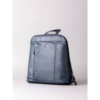Lakeland Leather Women's 'Enderby' Leather Backpack in Navy