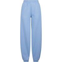 Build Your Brand Women's Fluffy Sweatpants in Blue | Size: Large