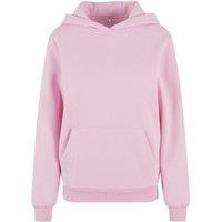 Build Your Brand Women's Fluffy Hoodie in Pink | Size: 10
