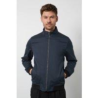 Burton 1904 Men's Navy Funnel Neck Bomber Jacket | Size: Small