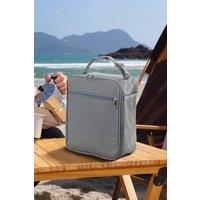 Living and Home 5.7L Multi-Grid Portable Insulated Lunch Tote Bag in Grey