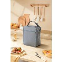 Living and Home 5.7L Multi-Grid Portable Insulated Lunch Tote Bag in Grey