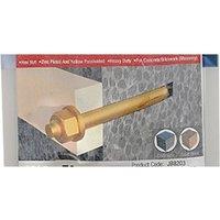 JCP CONSTRUCTION PRODUCTS Sleeve Anchors Hexagon Nut Zyp - 8Mm/M6 - Box of 30 in Gold