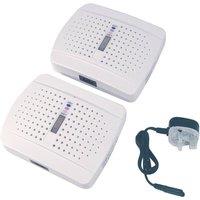 St Helens Prem-I-Air Twin Recharge Dehumidifer Set in White