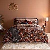 Furn Kinfolk Floral Duvet Cover Set in Blue | Size: King