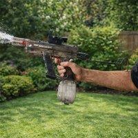 Menkind RED5 Rapid Water Shooter With Light Up Silencer & Recoil Action in Grey