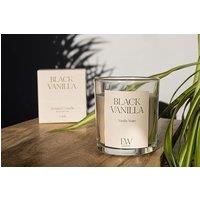 Marco Paul Glass Black Vanilla Jar Candle Strong Scented Candle Home Fragrance in Beige