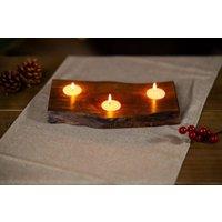Marco Paul Wooden Tealight Candle Holder in Natural
