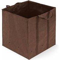 simpa Grow Your Own Pea & Bean Square Planter Bag in Brown