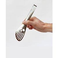 Suck UK Skull Kitchen Tongs - Stainless Steel BBQ Tool in Silver