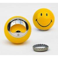 Suck UK Smiley Ball Bottle Opener - Yellow Novelty Tool