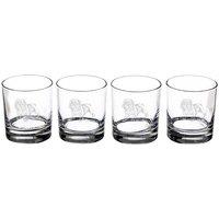 Selbrae House Bulldog Glass Tumblers - Set of 4 in Clear