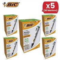 Bic Marking 2000 ECOlutions Permanent Bullet Tip Markers Green 12 - 5 Packs
