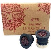 KDMD Banjara Resin Cups with Dragons Blood - Handmade Incense in Black