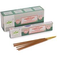 KDMD Satya Incense Garden of Eden 15g - White Sage & Jasmine, Hand-Rolled in Brown