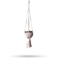 KDMD Beige Macrame Pot Holder - Boho Decorative Plant Hanger