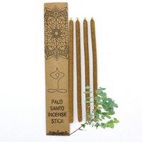 KDMD Palo Santo Large Incense Sticks - Eucalyptus, Refreshing & Uplifting in Brown
