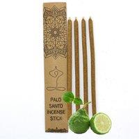 KDMD Bergamot Palo Santo Large Incense Sticks for Uplifting Aromatherapy in Brown