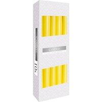 KDMD Yellow Taper Candle - Elegant, Steady Burn for Decor & Events