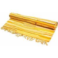 KDMD Sunrise Oranges Small Rag Rug 50x90cm -Premium Quality, Vibrant Accent in Orange | Size: Medium