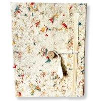 KDMD Mixed Colour Cotton Lokta Notebook 15x12cm, 45 Pages in Off-White | Size: 15x12 cm