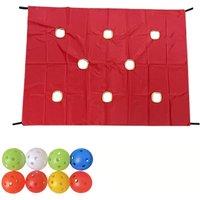 Obasyhig Team-building Cave Map Game Set in Red