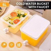 Havendro 5L Refrigerator Water Dispenser Jug with Tap in White | Size: 0.6m2