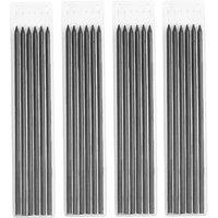 Nordara Tracer Pencil Refills Solid Carpenter Lead, Deep Hole Scriber Pen Set in Black