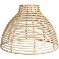 Emitto Ceiling Light Shade Wicker Basket Plastic Lampshade Pendant 2PCS in Beige