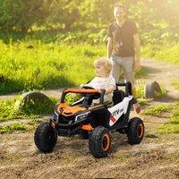AIYAPLAY Kids Electric Car with Remote Control for Ages 3-5 Years in Orange