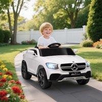 AIYAPLAY Mercedes-Benz GLC Licensed Kids Ride on Car with Remote in White