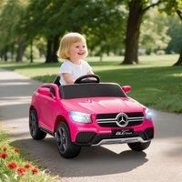 AIYAPLAY Mercedes-Benz GLC Licensed Kids Ride on Car with Remote in Pink