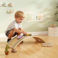 AIYAPLAY Kids Wooden Balance Board with Rope & Felt for Sensory Play in Natural