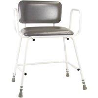 Aidapt Bariatric Perch Stool Padded in Off-White