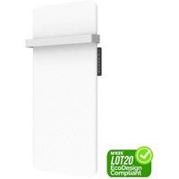 MYLEK Infrared Vertical Panel Heater 24/7 Timer & Removable Towel Rail 500W in White