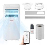 Alecome 9000 BTU 4-in-1 Portable Air Conditioner & Dehumidifying Wifi Smart Home App in White