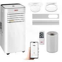 Alecome 7000 BTU 4-in-1 Portable Air Conditioner & Dehumidifying Wifi Smart Home App in White