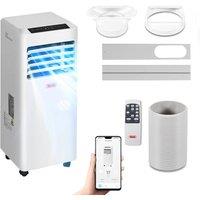 Alecome 8000 BTU 4-in-1 Portable Air Conditioner & Dehumidifying Wifi Smart Home App in White