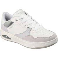 Skechers Women's UNO CTL - Subtle Shimmer Trainers in White | Size: 7