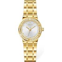 Emma Loves Diamonds Women's Kensington Watches Gold Swiss Quartz Watch Silver Dial & Gold Bracelet