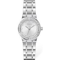 Emma Loves Diamonds Women's Kensington Silver Watches Swiss Quartz Watch Silver Dial & Silver Bracelet