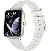 Karen M Women's KM66 Smartuhr in Silver