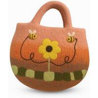 KDMD Women's Sunflower & Bees Felted Bag - Handcrafted Accessory