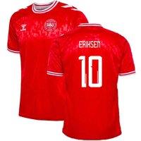Denmark Men's Mens 2024 - 2025 Home Shirt - Eriksen 10 in Red | Size: Medium