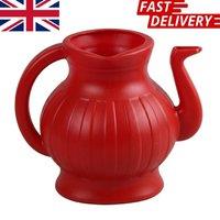 DECORE4U LTD Plastic Lota Heavy Duty 2.3L Durable Bathroom Water Jug in Red | Size: 2.5L