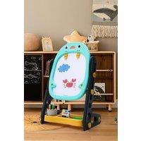 Living and Home Double-Sided Adjustable Drawing Magnetic Easel in Green