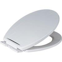 Showerdrape Prima White Quick Release Soft Close Lightweight Toilet Seat